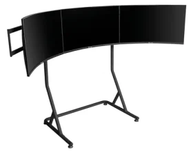 Thermaltake Triple Monitor Stand Pro černá / Stojan pro tři monitory / 17"–55" / nosnost 60 kg / VESA 75×75–200×200 mm (GSC-MSP-MDSLBB-01)