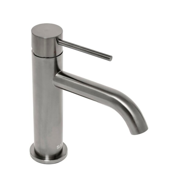 Umyvadlová baterie SAT Aurum bez výpusti broušený gun metal SATBAUR271BGM SATBAUR271BGM