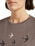 ICEBREAKER Wmns Mer 150 Tech Lite SS Tee Bird Transit, Porcini velikost: S