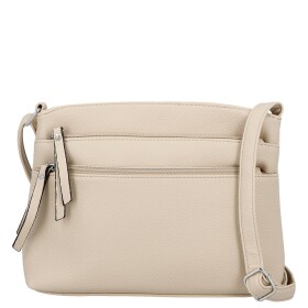 Stylová dámská koženková crossbody kabelka Lumi, tmavě béžová