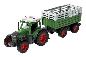 Traktor s vlečkou a efekty 42 cm