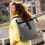 Batoh Reisenthel Rolltop Backpack Twist silver