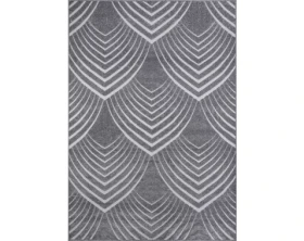 Koberec Oksi 80x150 cm, šedá geometrie