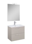 Koupelnová sestava s umyvadlem Ceramia Lea 61,5x55x41,7 cm kašmír LEASET60C LEASET60C