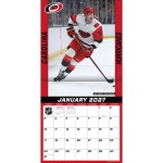 JF Turner Kalendář Carolina Hurricanes NHL 2027 Wall Calendar