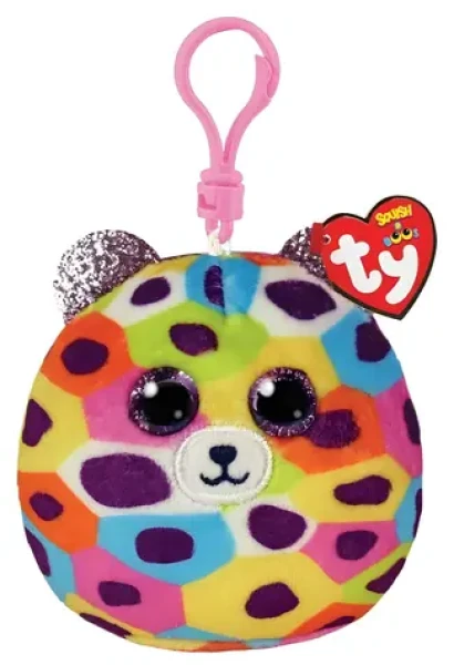TY Squishy Giselle duhový leopard