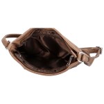Příjemná dámská koženková crossbody s výraznou ozdobou Alice, zemitá
