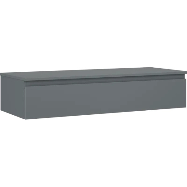 MEXEN/S - Orio koupelnová skříňka pod umyvadlo 120 cm s deskou, 1 šuplík, grafit mat 91A10-12023-1-BFC66