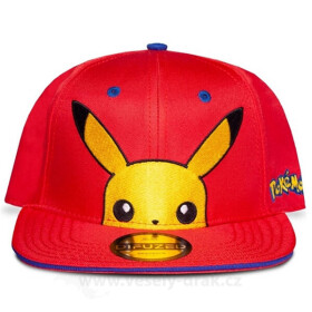 Kšiltovka Pokémon červená s Pikachu