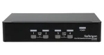 StarTech 4portový DisplayPort KVM přepínač černá / KVM přepínač / 4x DisplayPort / max. 3840 x 2400 px / USB (SV431DPUA)
