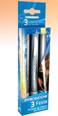 Fontána na dort bílá 3ks Pyrogiochi Fontána na dort bílá 3ks Pyrogiochi