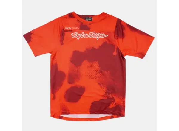 Troy Lee Designs Skyline Flared dětský dres krátký rukáv Fiery Red vel. S
