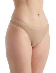 Dámské merino kalhotky ICEBREAKER Wmns Siren Thong, Praline velikost: M