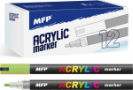 Akrylový popisovač 4 mm - zelený světlý
