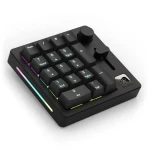 Glorious GMMK Wireless Numpad - Fox Linear - černá / Numerická bezdrátová klávesnice / BT 5.0 / USB-C / RGB (GLO-GMMK-NP-FOX-B)