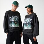 New Era Pánská mikina Milwaukee Bucks NBA Washed Oversized Crew Neck Sweater Velikost: S