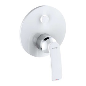 KLUDI - Balance Baterie pod omítku pro 2 spotřebiče, bílá/chrom 527599175