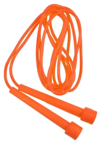 LIFEFIT Švihadlo SPEED ROPE 280 cm oranžové / PVC lano / plastové rukojeti / nastavitelná délka