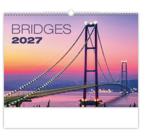 Nástěnný kalendář 2027 Helma Bridges