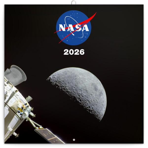 Kalendář 2026 poznámkový: NASA 30 x 30 cm