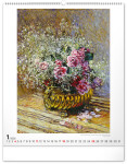 Nástěnný kalendář 2026 NOTIQUE - Claude Monet, 48 x 56 cm