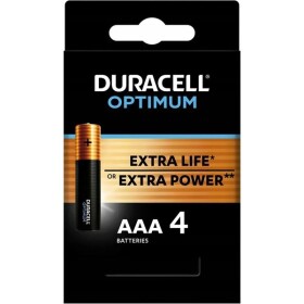 DURACELL - Optimum alkalická baterie mikrotužková AAA 4 ks (42391)