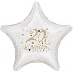 20. narozeniny balónek hvězda Balonky.cz 20. narozeniny balónek hvězda Balonky.cz