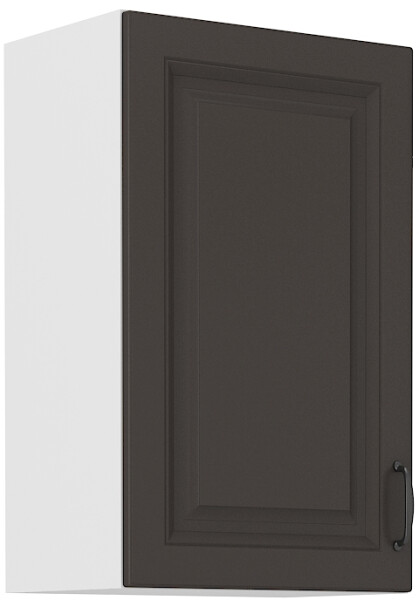 Horní skříňka Stilo 45 G-72 1F Barva korpusu: Bílá, Barva dvířek: Grafit