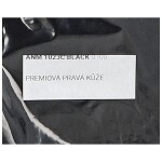 Módní dámská kožená kabelka na rameno Sherica, černá