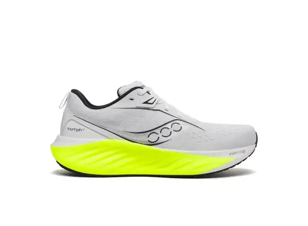 Saucony Triumph 22 pánská běžecká obuv White/Citron UK 7,5 / EU 42
