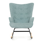 Houpací křeslo, modrá, látka, AK-373 BLUE2