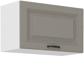 Horní skříňka nad digestoř Stilo 60 GU-36 1F Barva korpusu: Bílá, Barva dvířek: Clay Grey