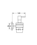 GROHE - QuickFix Start Dávkovač mýdla s držákem, sklo/supersteel 41195DC0
