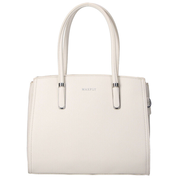 Elegantní dámská koženková kabelka na rameno Miraya, béžová