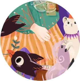 DJECO Podlahové obrysové puzzle Čaroděj Pio