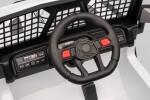 Mamido Elektrické autíčko Speed Offroad bílé | 4x45W | EVA kola | 12V 7Ah | EKO kůže