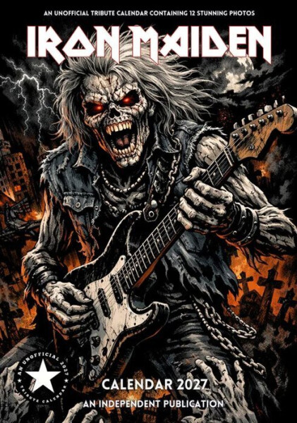 Kalendář 2027 - Iron Maiden A3