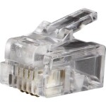 Intellinet 502344 Intellilnet 100ks Cat6 modulární zástrčky RJ45 UTP, 2-bodový žíla kontakty pro dráty 100 adaptér pro Beche 502344 krimpovací kontakt Počet