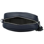 Stylová dámská koženková crossbody MaxFly Rozana, tmavě modrá