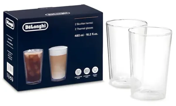 DeLonghi DLSC319 sada sklenic / 2 ks / 490 ml / sklo (AS00001404)