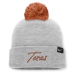 Nike Pánská zimní čepice Texas Longhorns NCAA Primetime Script Cuffed Knit with Pom