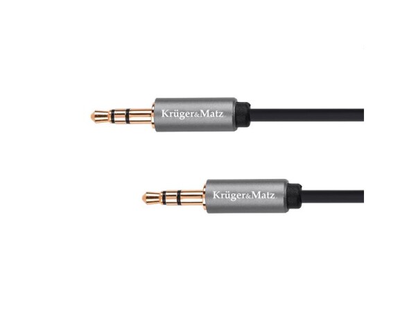 Kabel Jack 3,5mm konektor/Jack 3,5mm konektor 1m KRUGER & MATZ KM1226 Basic
