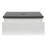 Koupelnová skříňka s žulovou deskou SAT Evolution 98x30x44,8 cm bílá mat SATEVO100WMZ SATEVO100WMZ