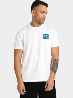 RVCA ZAK NOYLE RVCA white pánské tričko krátkým rukávem XL