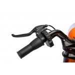 Mamido Dětská elektrická motorka Chopper Warrior 36V oranžová