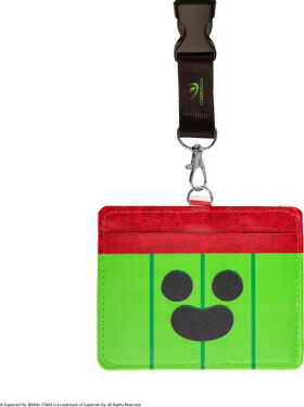 Brawl Stars šňůrka na krk s pouzdrem na kartu Spike - EPEE