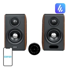 Edifier S880DB MKII tmavé dřevo / Reproduktory 2.0 / Bluetooth 5.3 / LDAC / Hi-Res Audio / USB-C + opt. + coax. (S880DBMKII-BR)