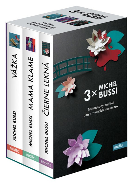 Séria detektívok: Vážka, Mama klame, Čierne lekná BOX - Michel Bussi