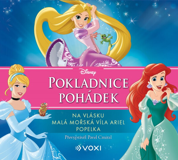 Disney - Na vlásku, Malá mořská víla Ariel, Popelka ( pro děti) (audiokniha) - Walt Disney