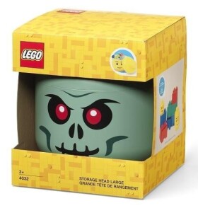 LEGO úložná hlava (velikost zelený kostlivec